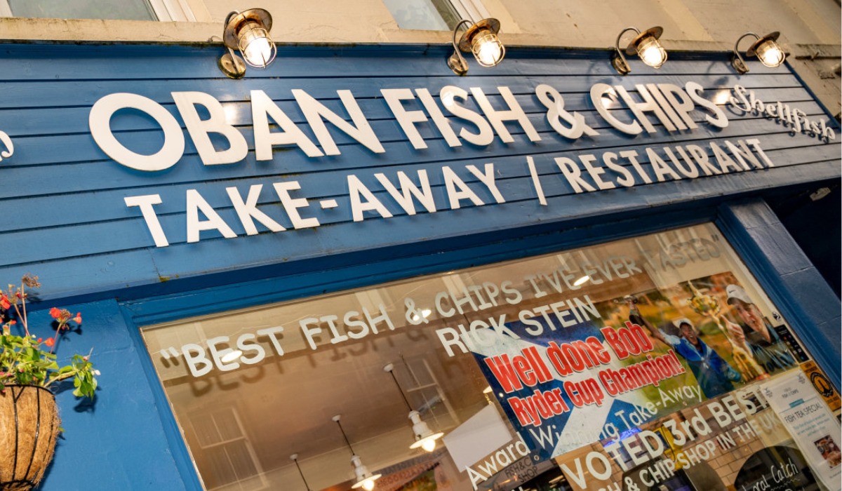 The Oban Fish and Chip Shop National Fish and Chip Day