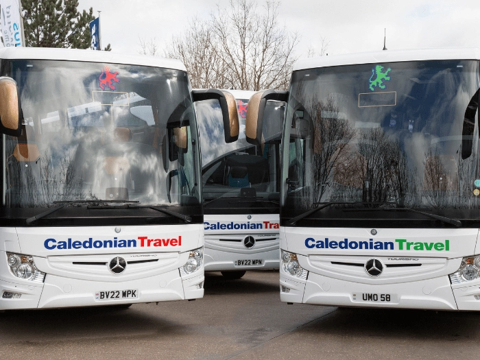Go Green Caledonian Travel Coach