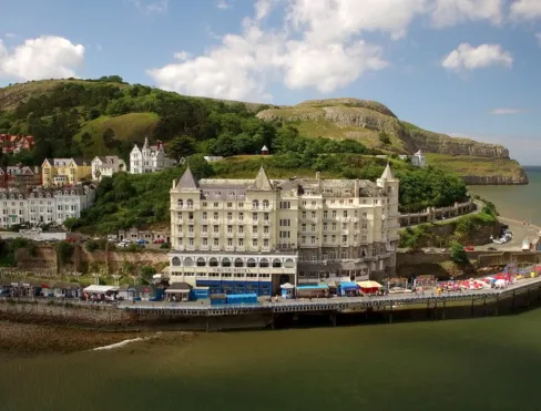 Grand Hotel - Llandudno areal view