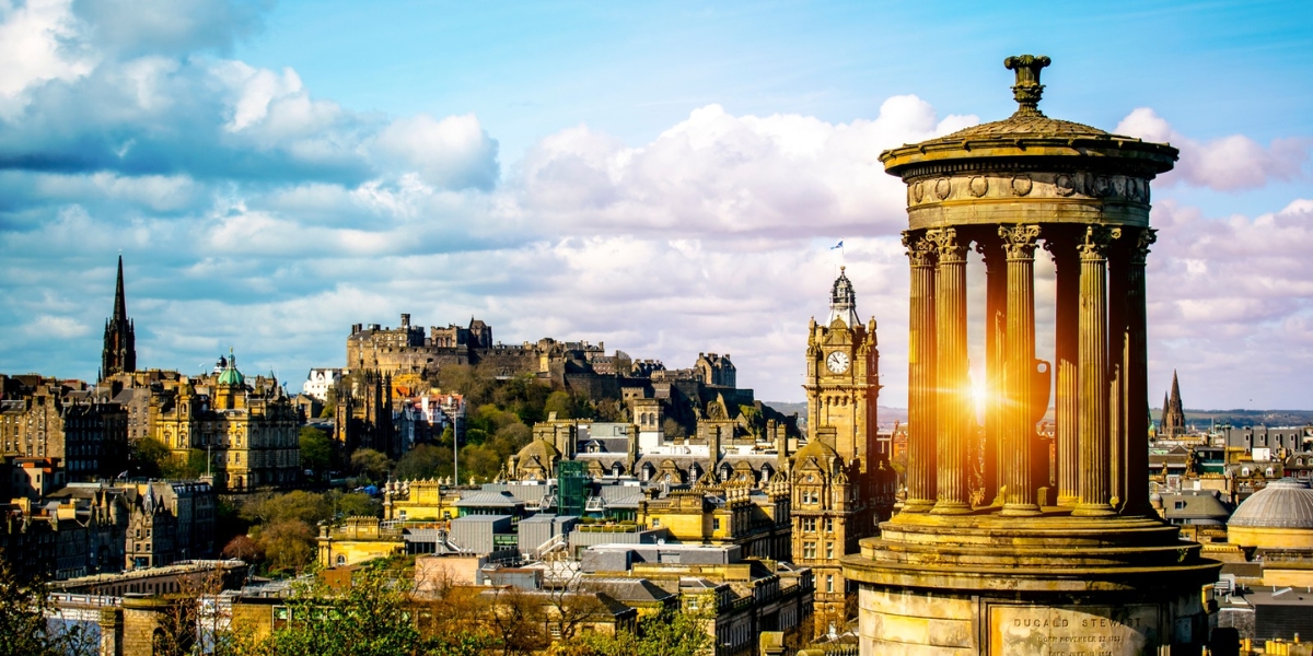 View over Edinburgh