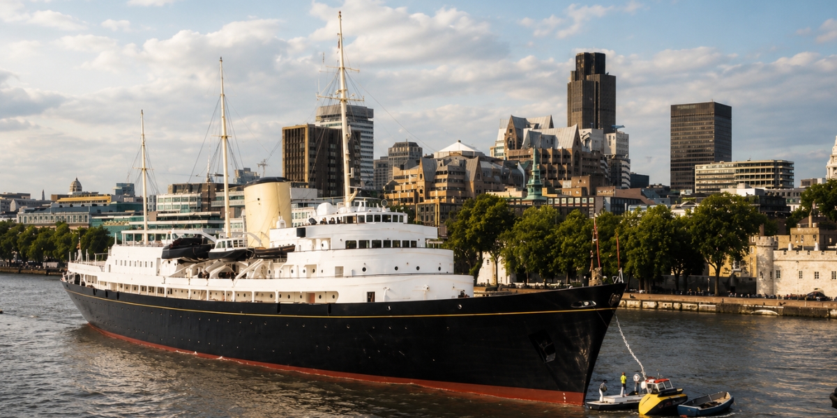 The Royal Yacht Britannia in Edinburgh